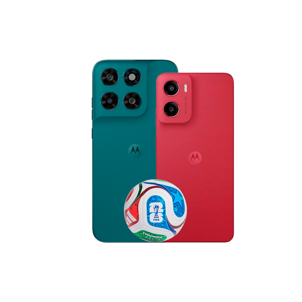 Combo Moto G77 256GB 5G + Moto G05 256GB + Balón mundial